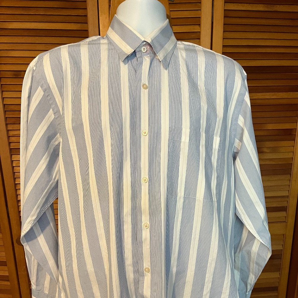 ROBERT TALBOTT MONTEREY SZ LARGE COTTON LS DRESS SHIRT